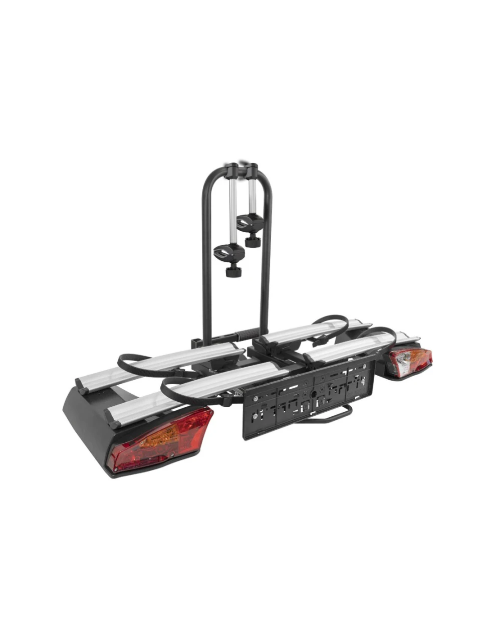 1. Suport biciclete Menabo Cosmic 2 Pro pentru 2 biciclete cu prindere pe carligul de remorcare