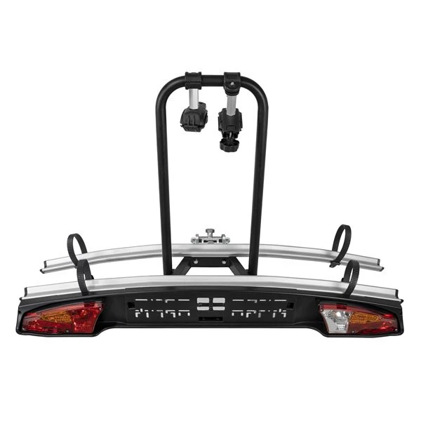 1. Suport biciclete Menabo Merak Eco pentru 2 biciclete cu prindere pe carligul de remorcare