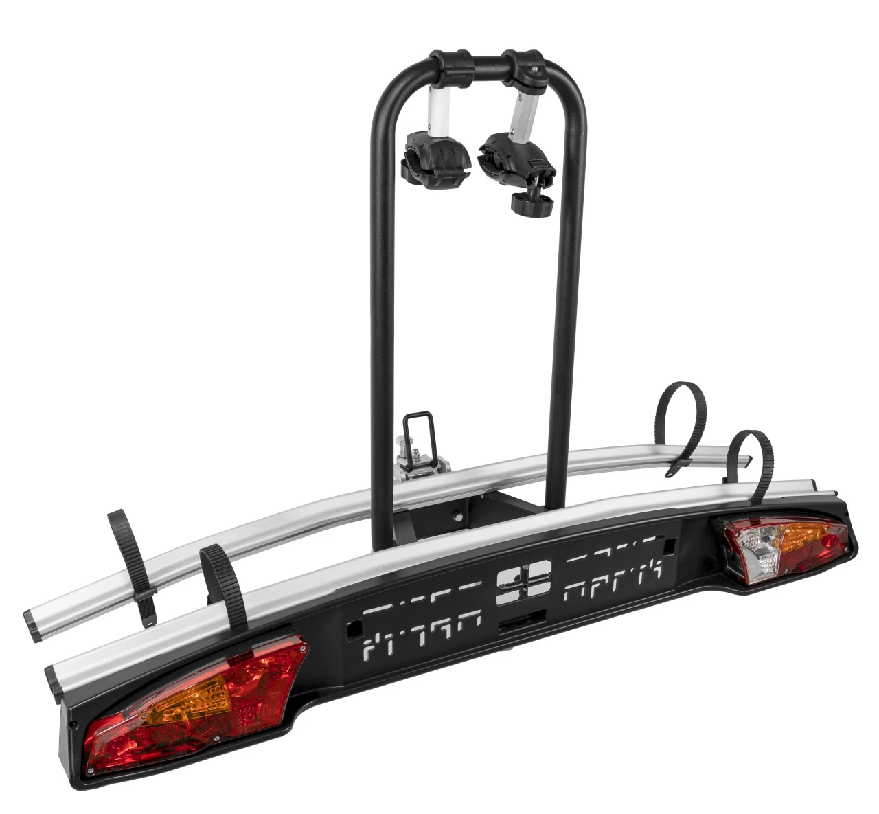 10. Suport biciclete Menabo Merak Tilting pentru 2 biciclete cu prindere pe carligul de remorcare