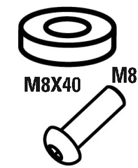 1. Suruburi pentru suportul de fixare al kiturilor Menabo Fix Point