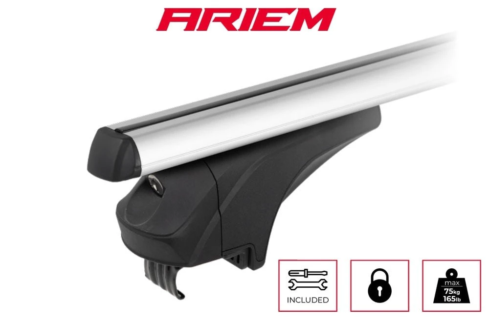 8. Bare transversale Menabo Ariem Silver XL pentru Hyundai Santa Fe (DM) 2012-2018