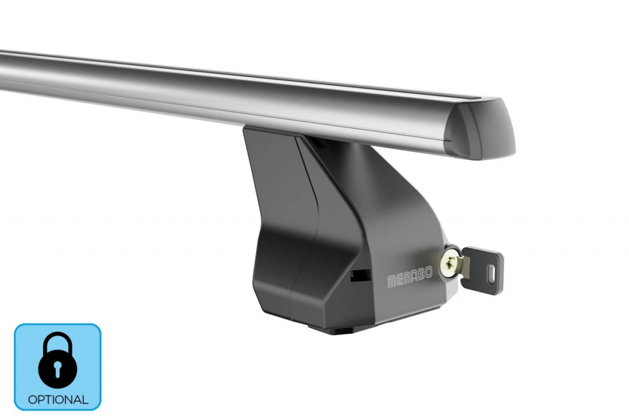 4. Bare transversale Menabo Omega Aluminiu pentru Peugeot 607, 4 usi, model 2005-2010