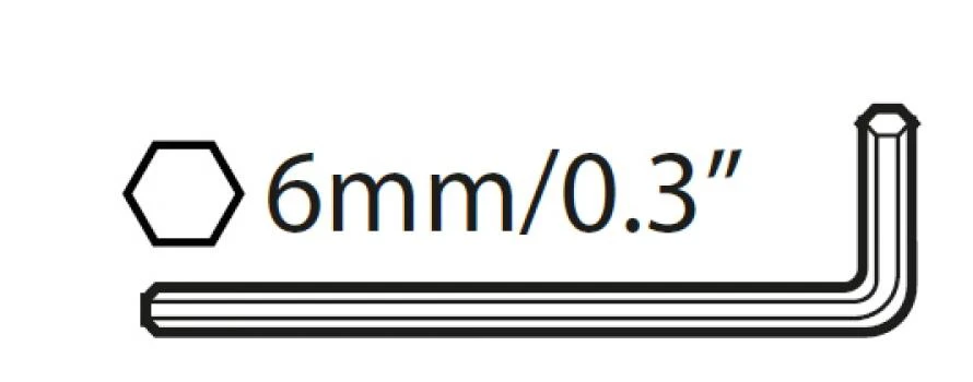 1. Cheie imbus 6 mm Menabo
