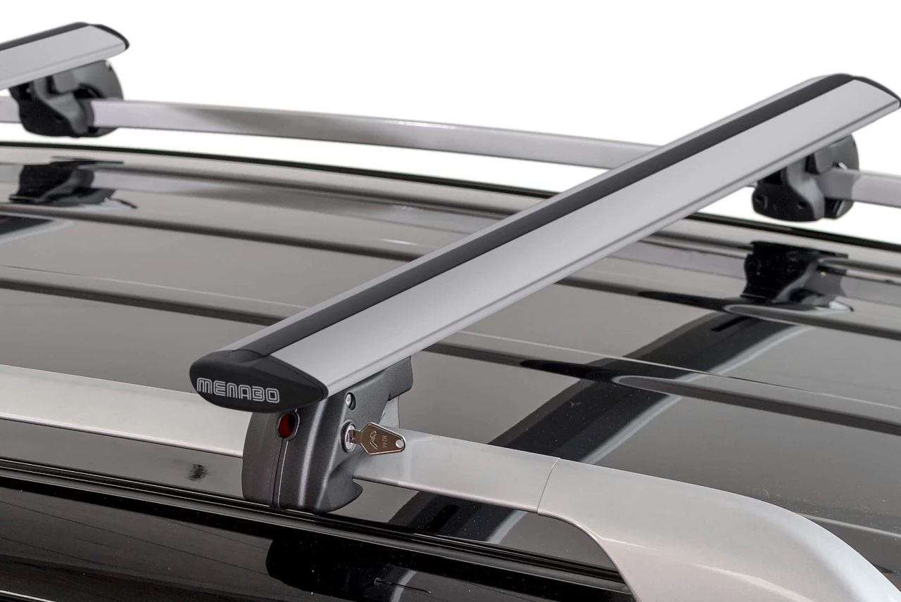 8. Bare transversale Menabo Fender Silver pentru Alfa Romeo 156 Sportwagon 2000-2005