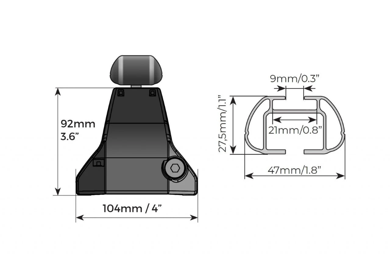 7. Bare transversale Menabo Omega Aluminiu pentru Lexus IS (XE20), 4 usi, model 2005-2013