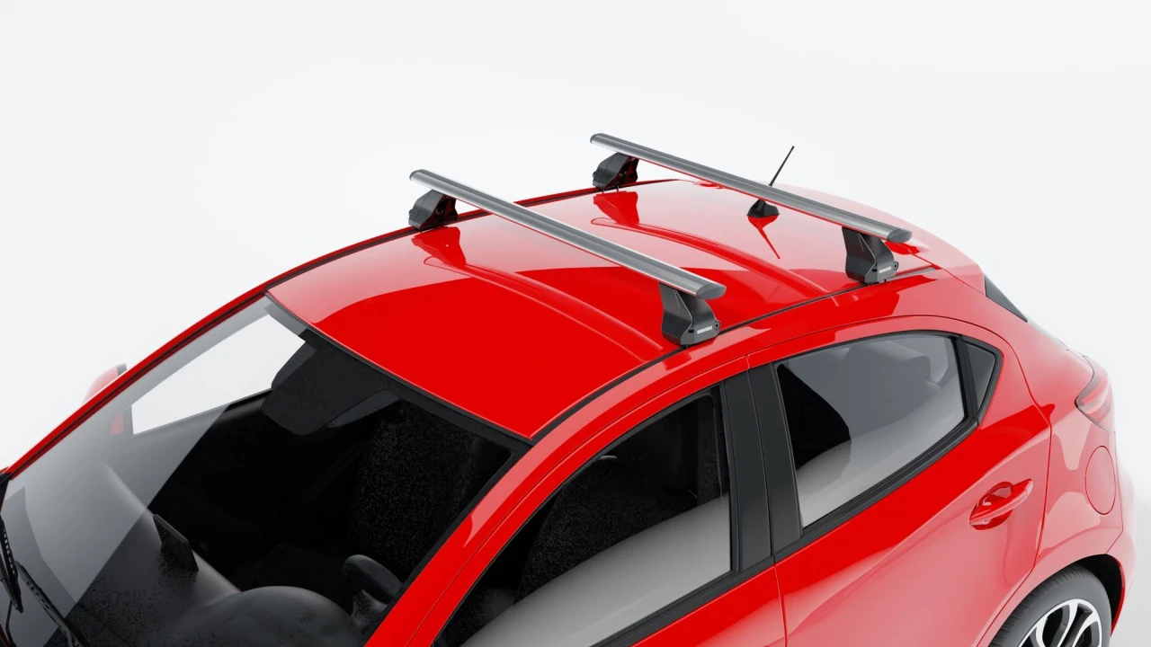2. Bare transversale Menabo Omega Plus Aluminiu pentru BMW Serie 1 (F21), 3 usi, model 2012-2015