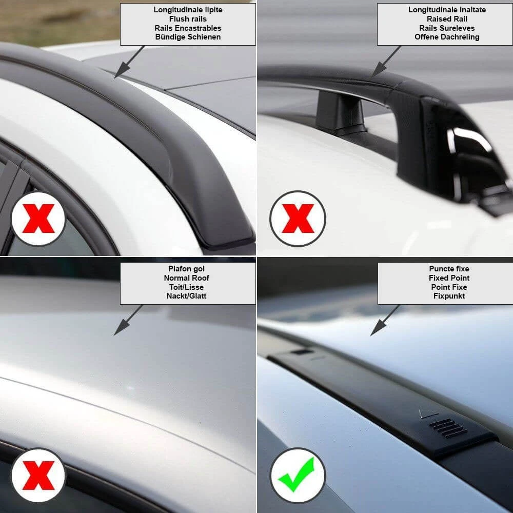 9. Bare transversale Menabo Omega Plus Black pentru Infinity Qx30, 5 usi, model 2016-2019