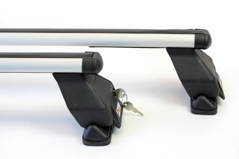 2. Bare transversale Menabo Tema Aluminiu pentru Nissan Qashqai (J11), 5 usi, model 2014-2017