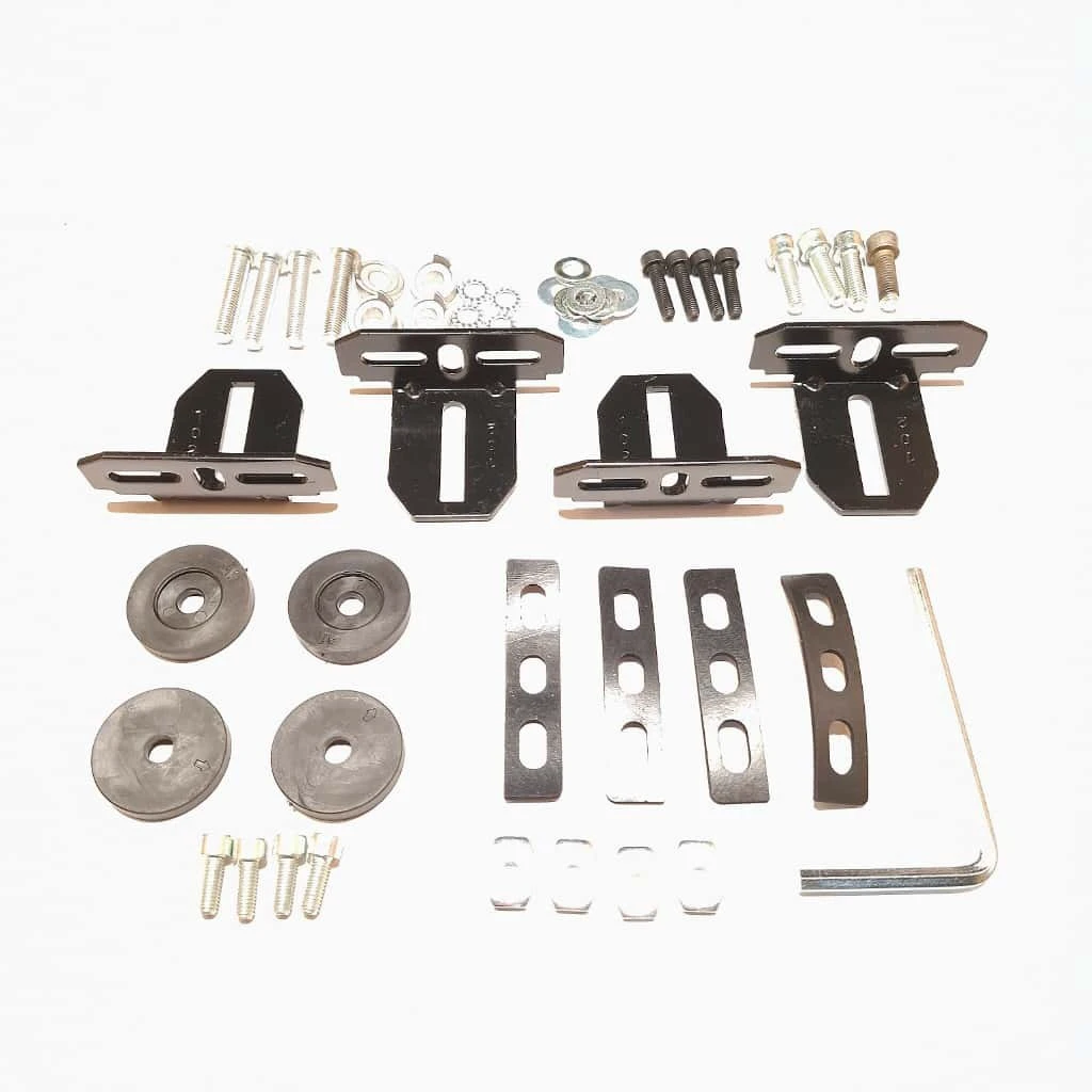 1. Kit de prindere Menabo Fix Point FIX208FP pentru bare transversale Delta / Omega