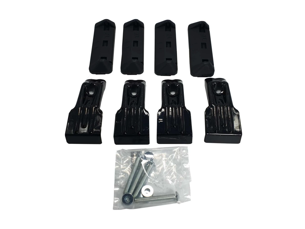 1. Kit de prindere Menabo FIX002G pentru bare transversale Tema / Tema Aluminiu