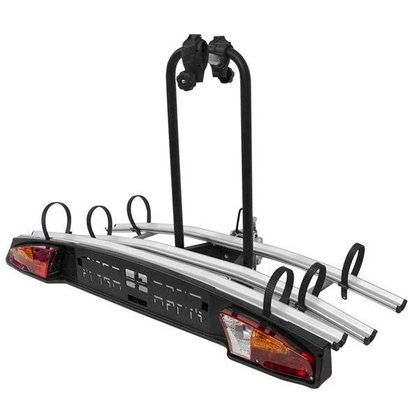 9. Suport biciclete Menabo Merak Eco Plus pentru 3 biciclete cu prindere pe carligul de remorcare