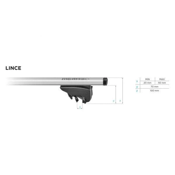 8. Bare transversale Menabo Lince Silver XL pentru Ford Mondeo III Wagon 2010-2014