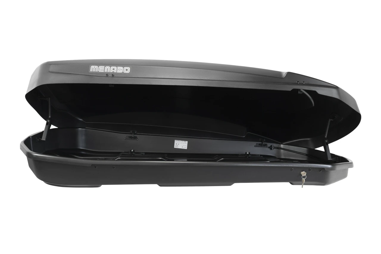 4. Cutie portbagaj Menabo Satellite 550 ABS Dark, 198x94x36 cm