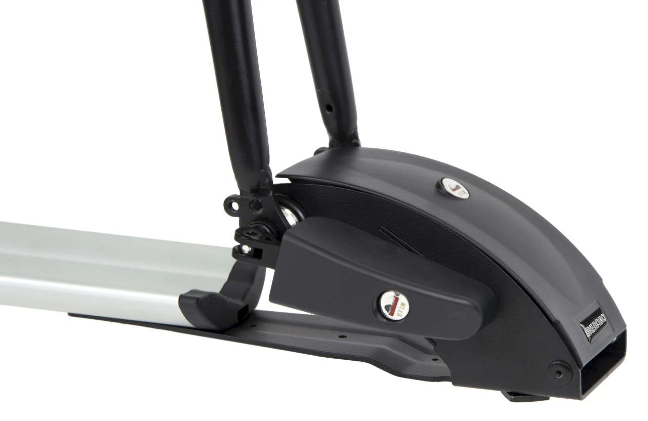 8. Suport bicicleta Menabo Pro Tour cu prindere pe bare transversale de furca