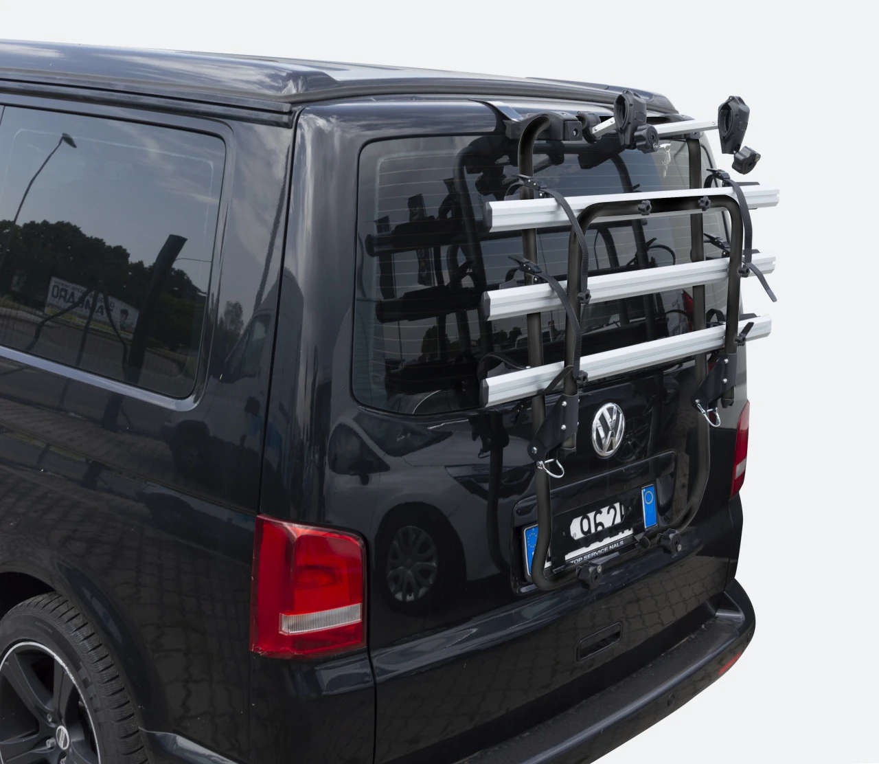 8. Suport biciclete Menabo Shadow Silver dedicat VW Transporter T6 2015+
