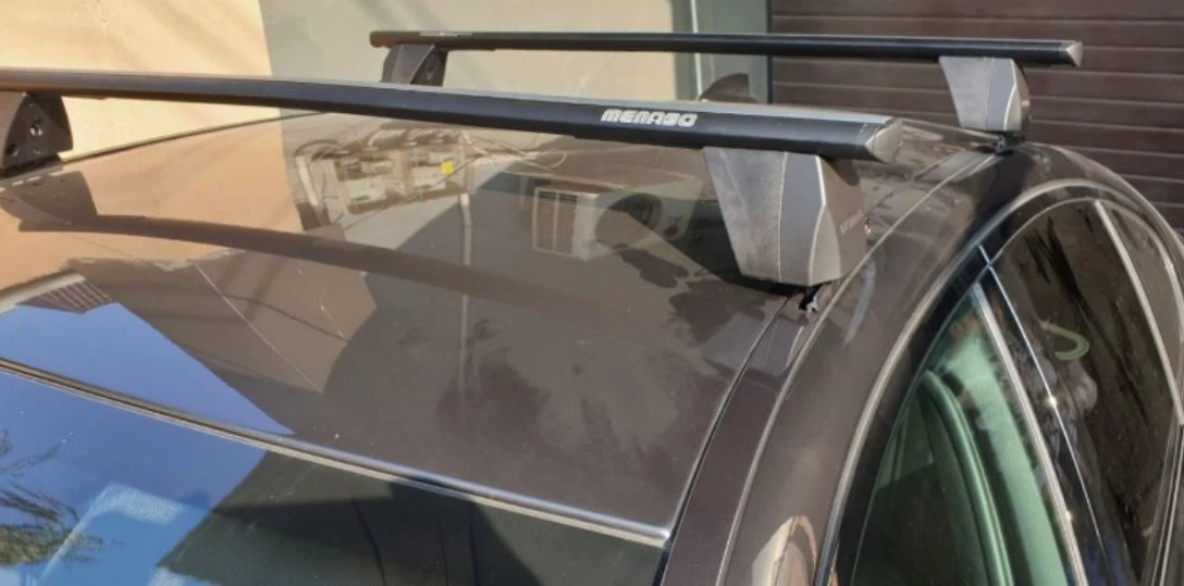 7. Bare transversale Menabo Delta Black pentru Opel Combo (D), model 2014-2018