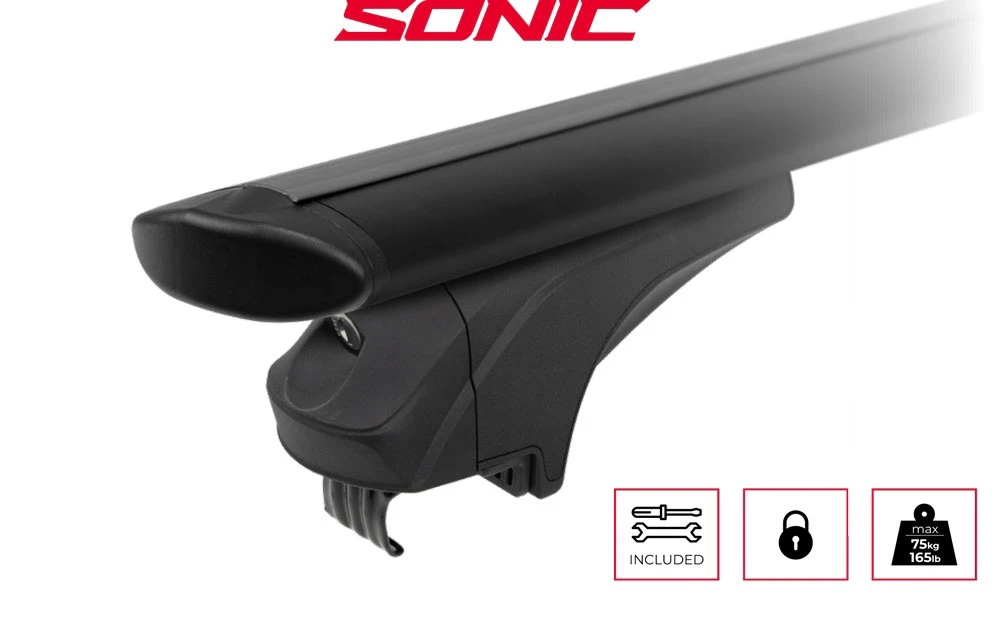 8. Bare transversale Menabo Sonic Black pentru BMW Serie 3 (F31) Touring 2012-2015