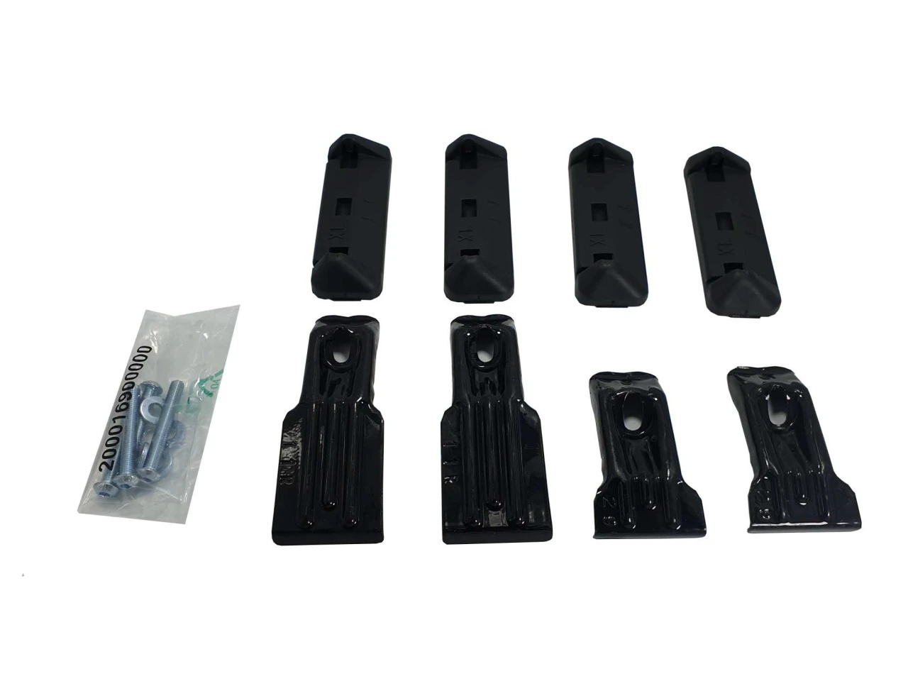 1. Kit de prindere Menabo FIX028G pentru bare transversale Tema / Tema Aluminiu