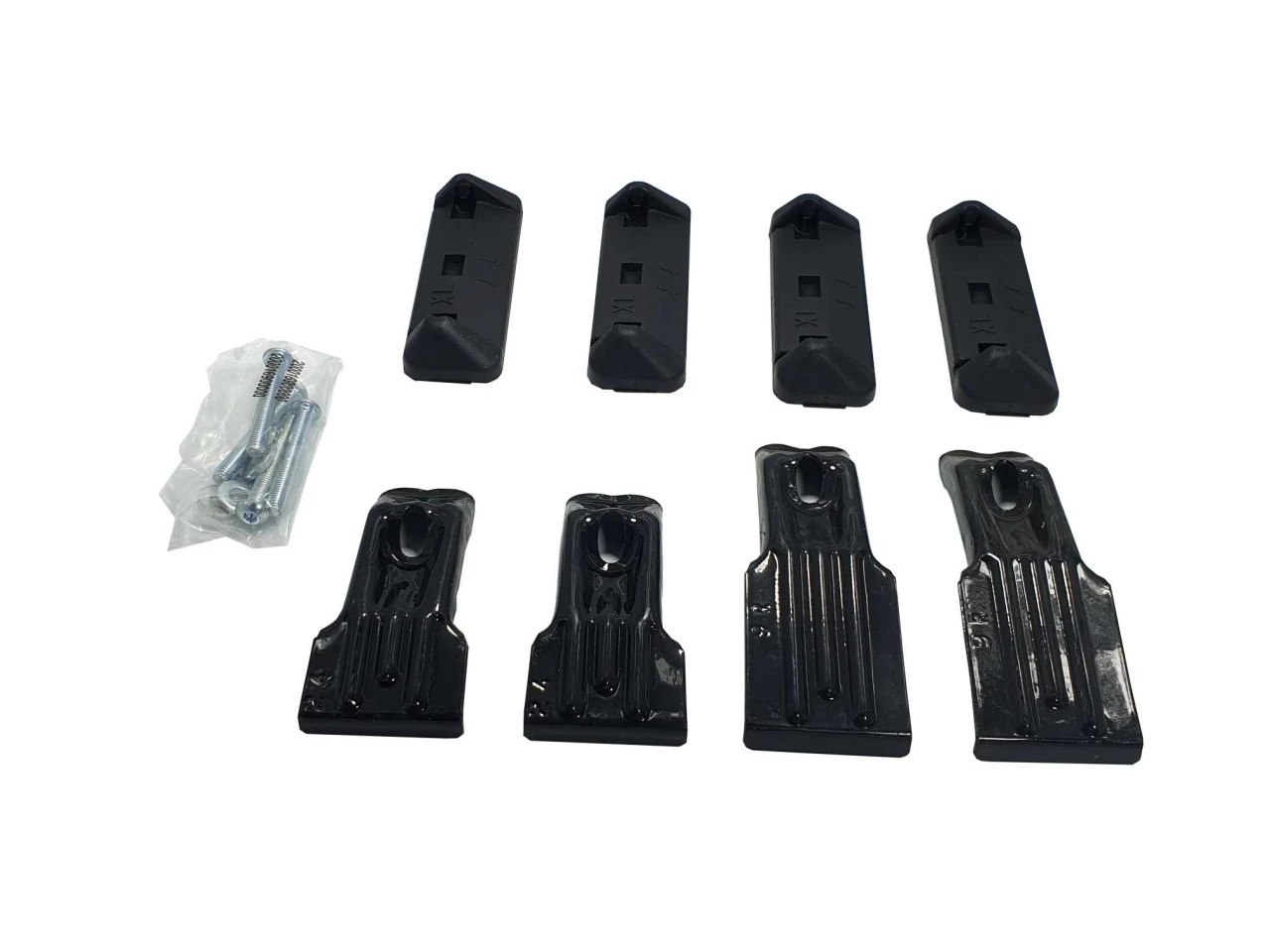 1. Kit de prindere Menabo FIX033G pentru bare transversale Tema / Tema Aluminiu
