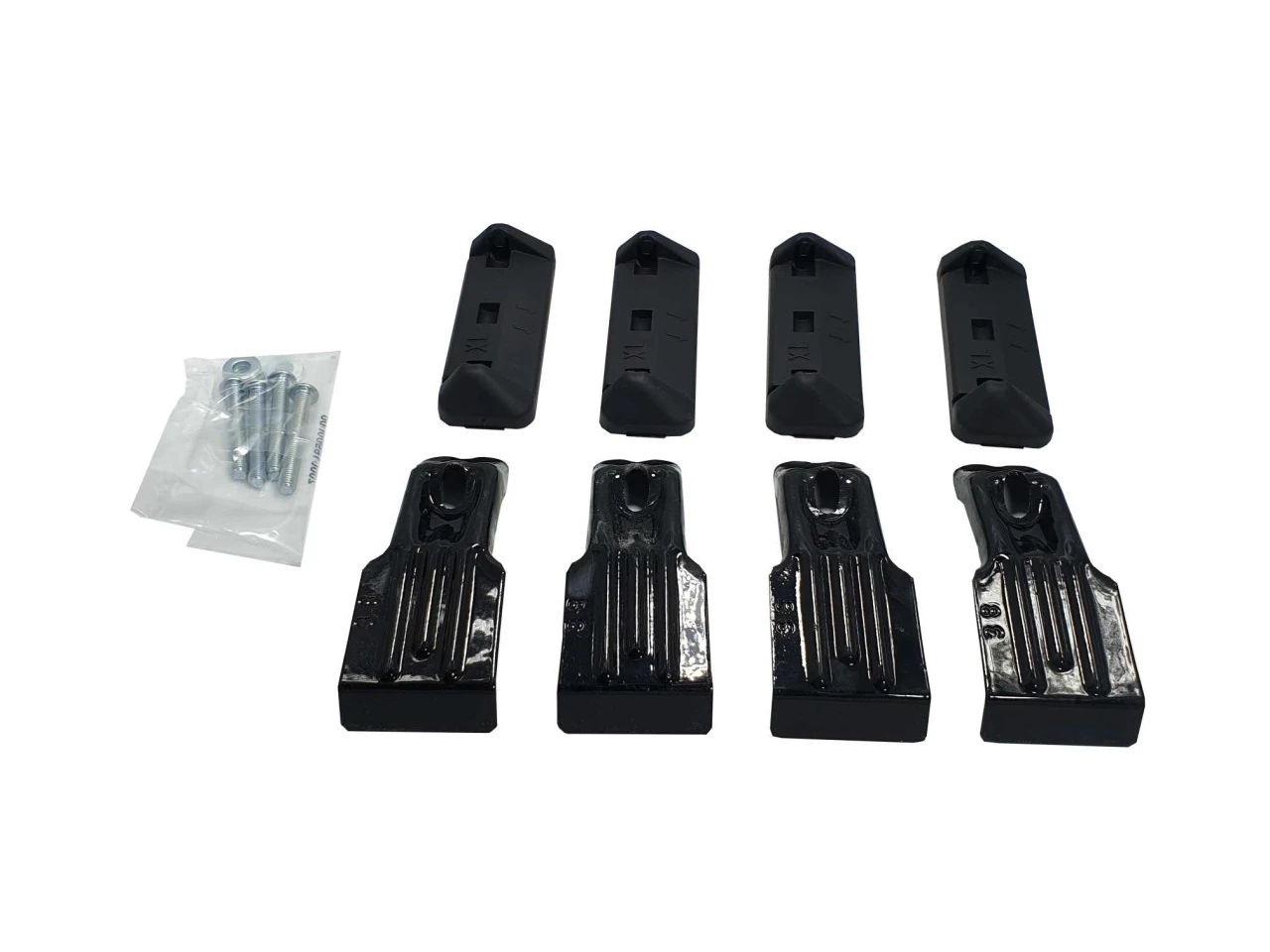 1. Kit de prindere Menabo FIX038G pentru bare transversale Tema / Tema Aluminiu