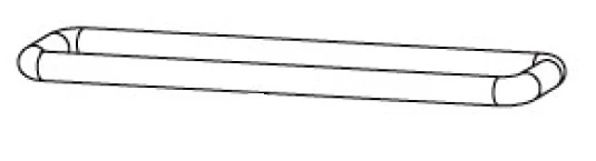 1. Set benzi de cauciuc pentru suportul de schi Menabo Viking