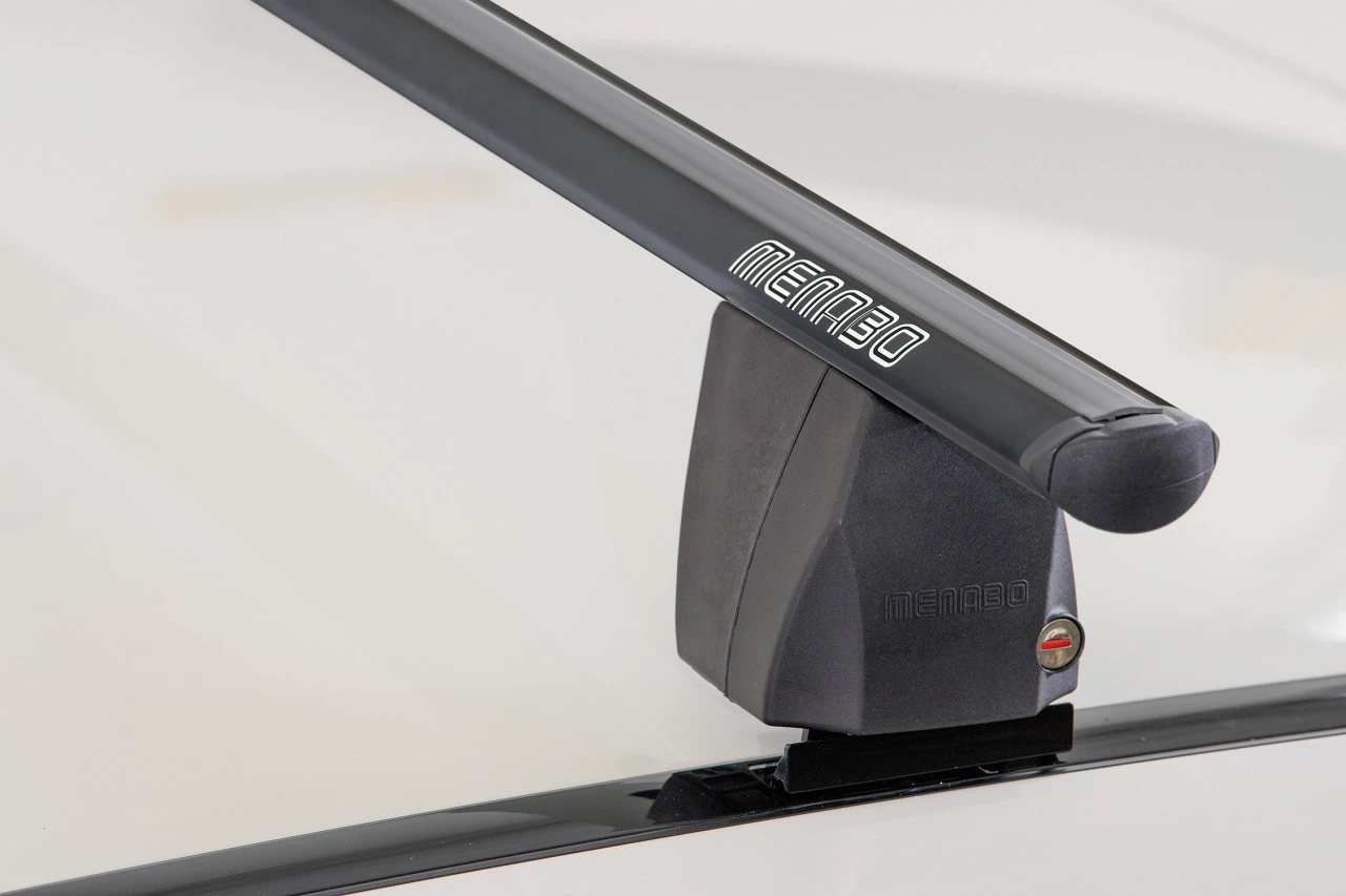 3. Bare transversale Menabo Delta Black pentru Fiat Croma, 5 usi, model 2005-2007