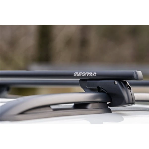 8. Bare transversale Menabo Sherman Black pentru Audi 100 (C3) Avant 1983-1990