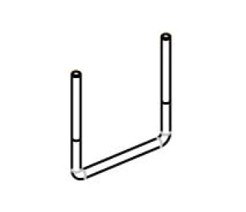 1. Set bride U pentru suportul de biciclete Menabo Huggy