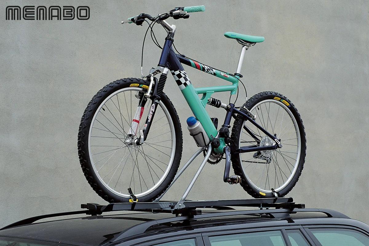 8. Suport bicicleta Menabo Huggy cu prindere pe bare transversale