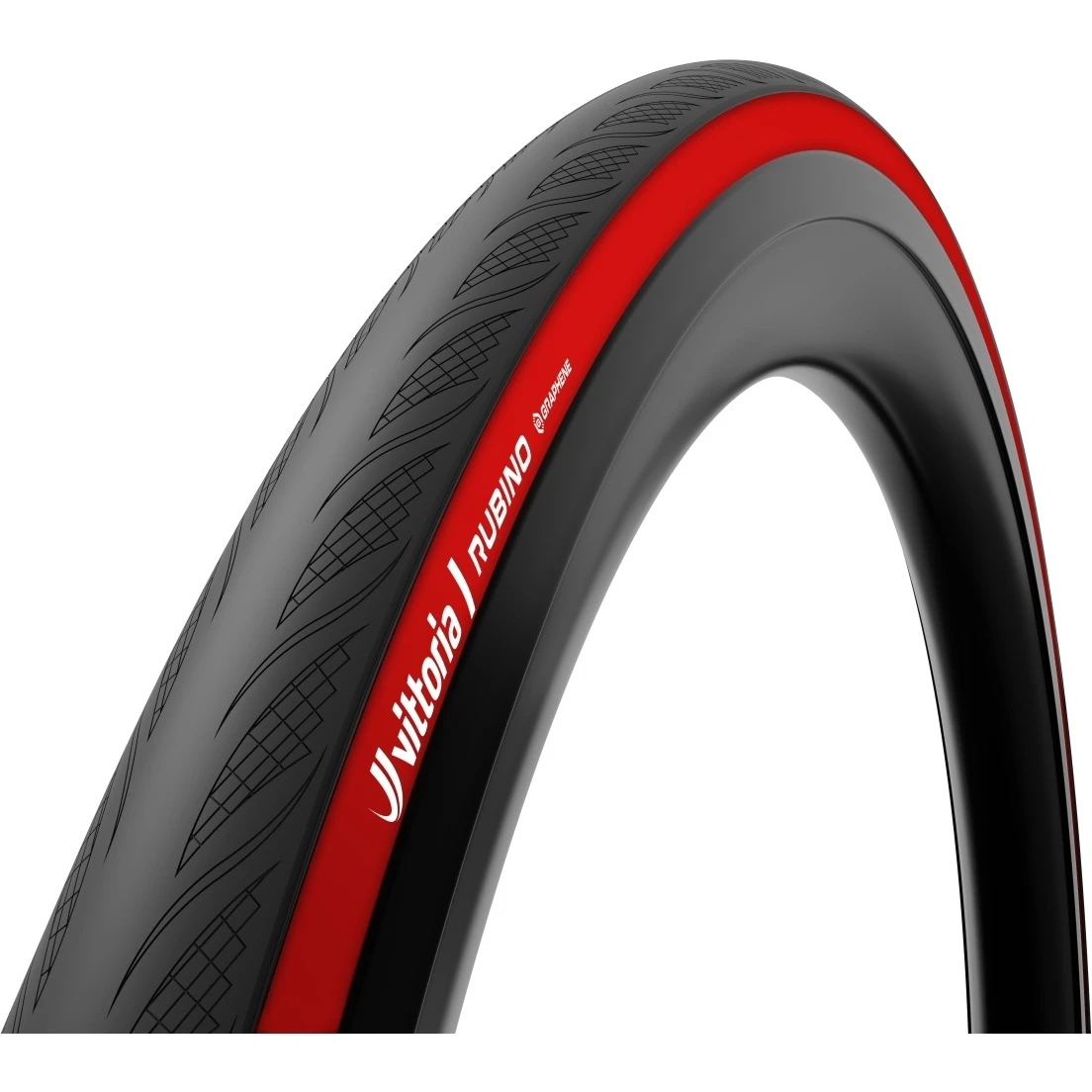 1. Anvelopa VITTORIA Rubino Tube-Type 700 x28C(28-622) Negru-Rosu Pliabil