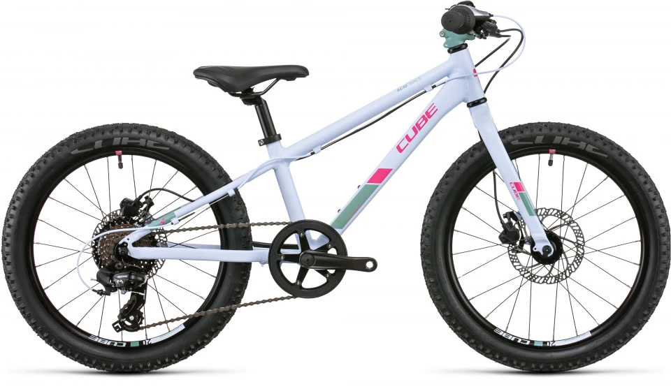 1. Bicicleta Copii CUBE Acid 200 Disc blue´n´coral
