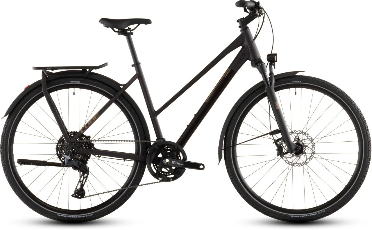 1. BICICLETA CUBE KATHMANDU SLX TRAPEZE SOLARECLIPSE GOLD