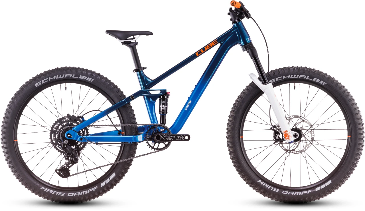 1. BICICLETA CUBE STEREO 240 ONE ACTIONTEAM roti 24"