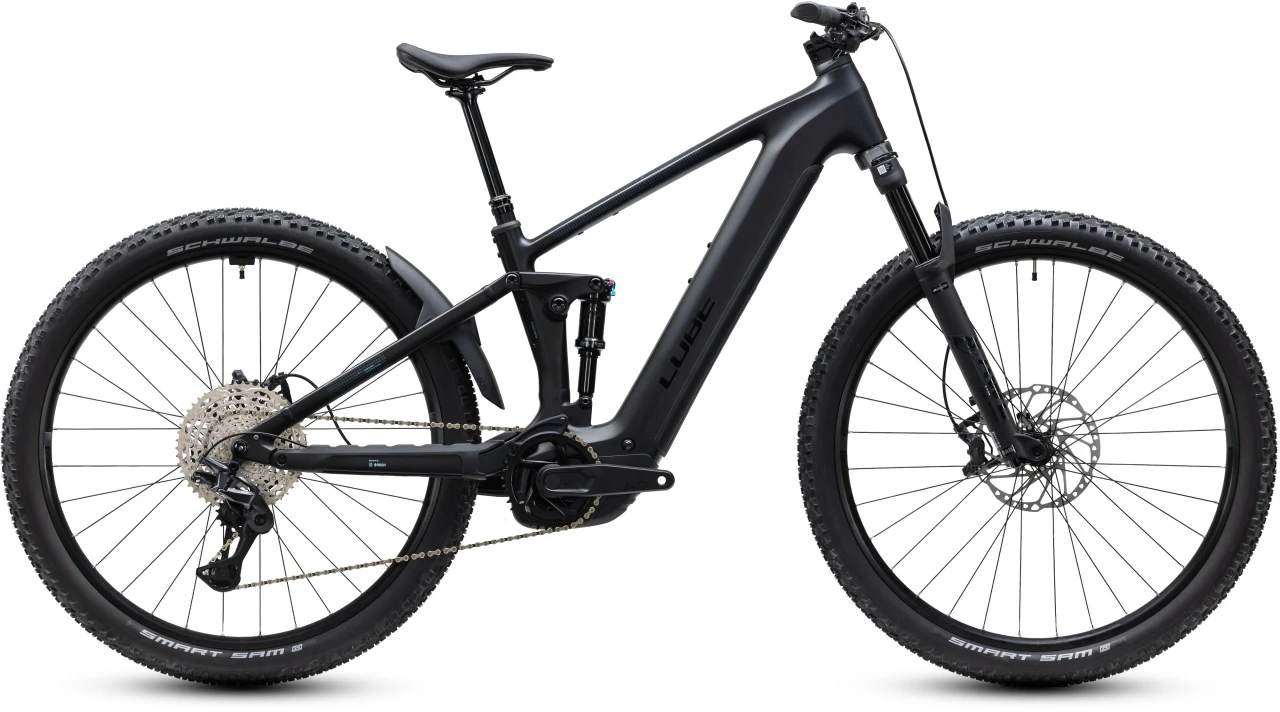 1. BICICLETA ELECTRICA CUBE STEREO HYBRID ONE22 SLX 800 SILVERDUST CHROME 2027 cadru L (20") - roti 29