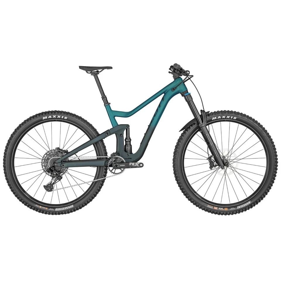 1. Bicicleta MTB Full Suspension SCOTT Ransom 920 Light Naphta Green