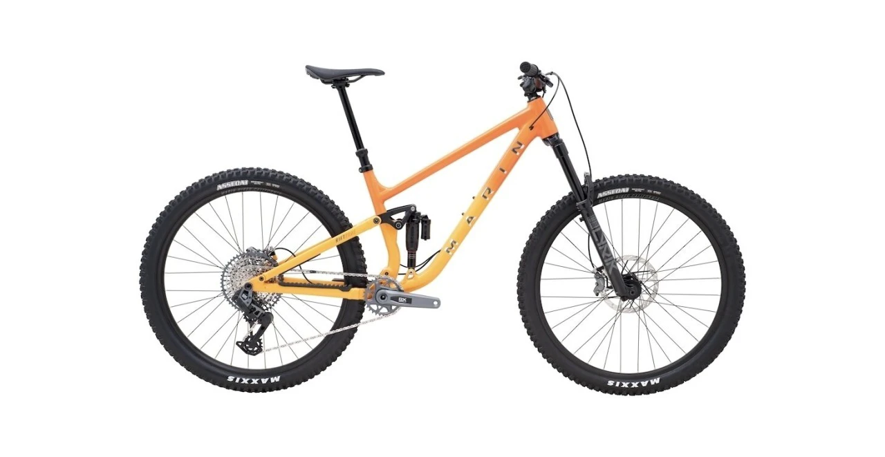 2. BICICLETA MTB FULL SUSPENTION MARIN RIFT ZONE XR AXS ORANGE