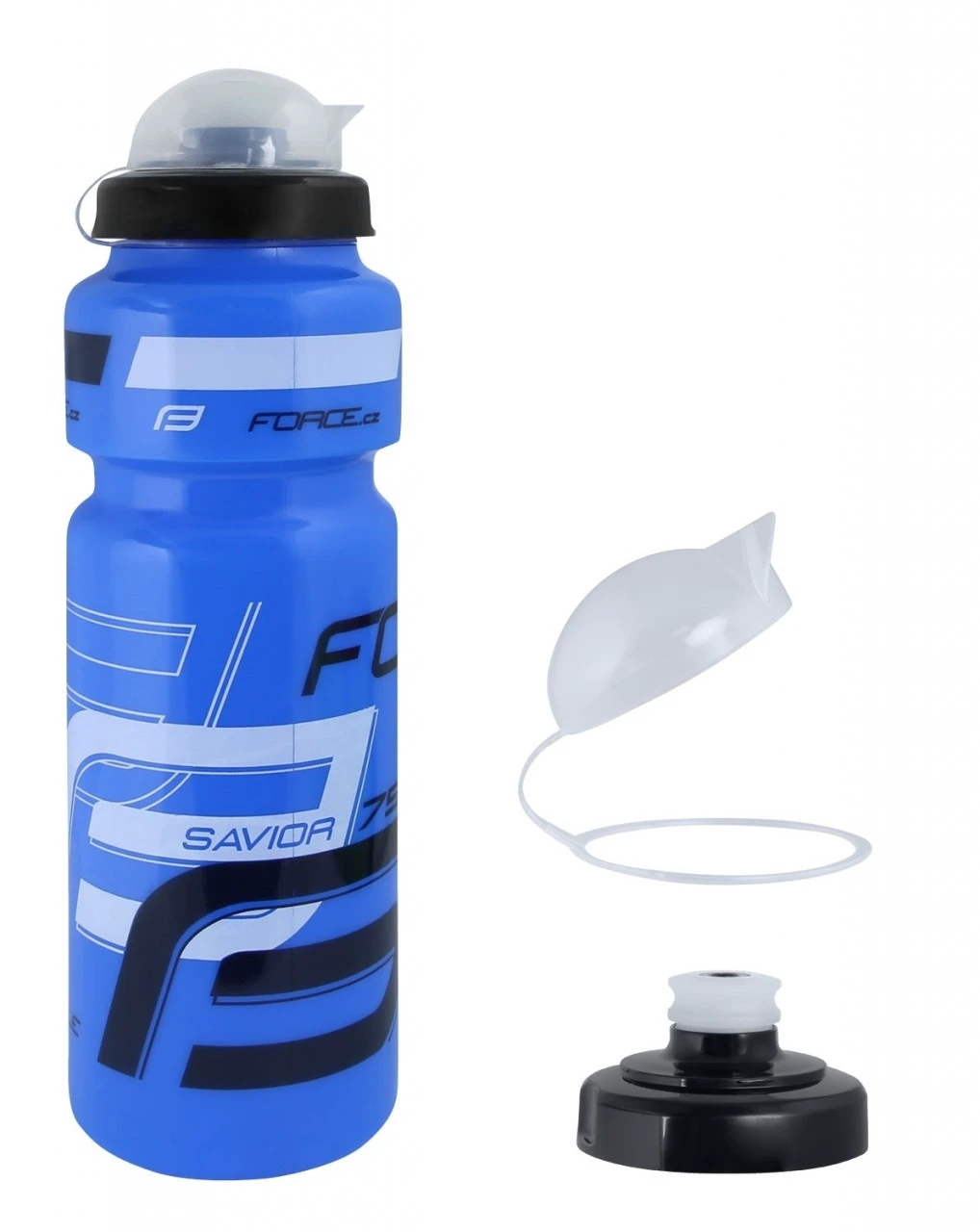 1. Bidon Force Savior Ultra 0.75l albastru/alb/negru