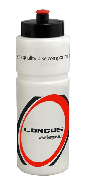 1. Bidon Longus 750 ml alb/negru/rosu