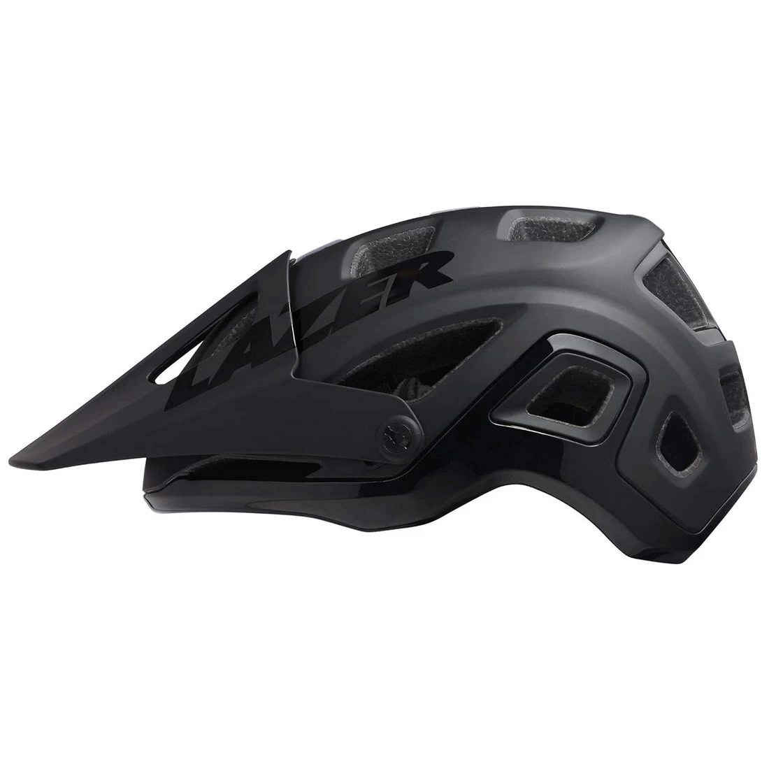 1. Casca ciclism LAZER Impala Matte Full Black MTB