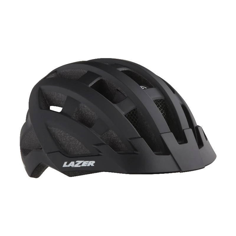 1. CASCA LAZER COMP DLX MATTE BLACK LED UNISIZE