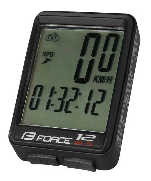 1. Ciclocomputer Force WLS 12F Wireless Negru