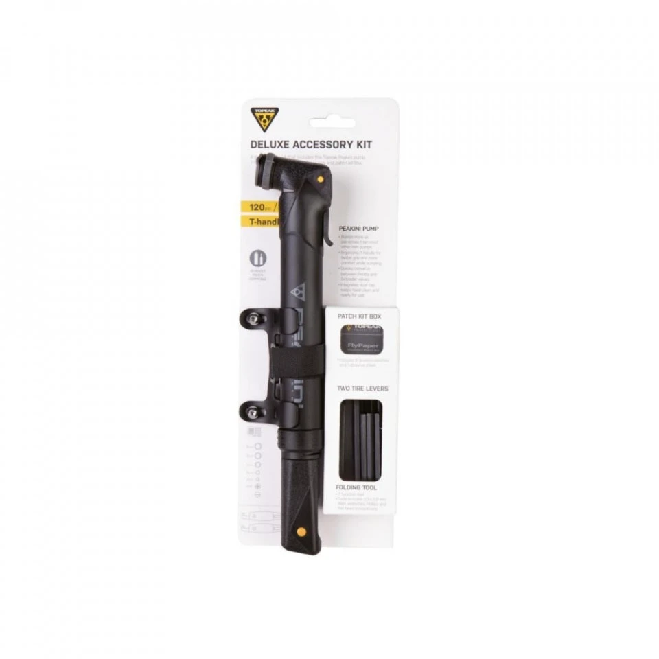 1. KIT ACCESORII TOPEAK POMPA, LEVIERE SI IMBUSURI
