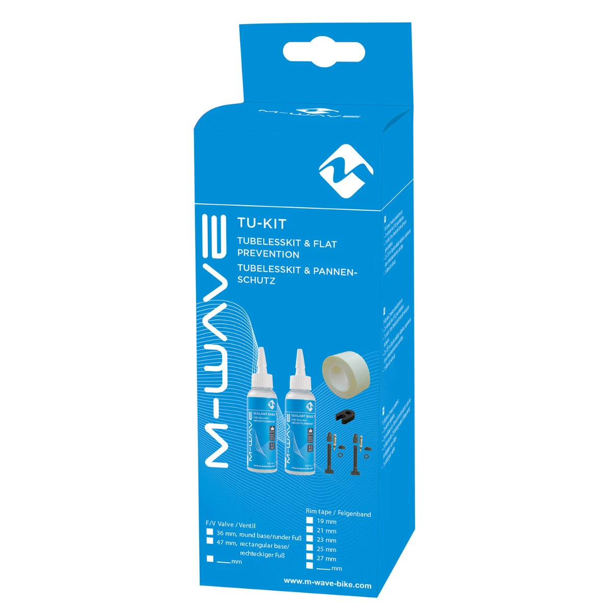 1. Kit Tubeless M-WAVE TU-KIT
