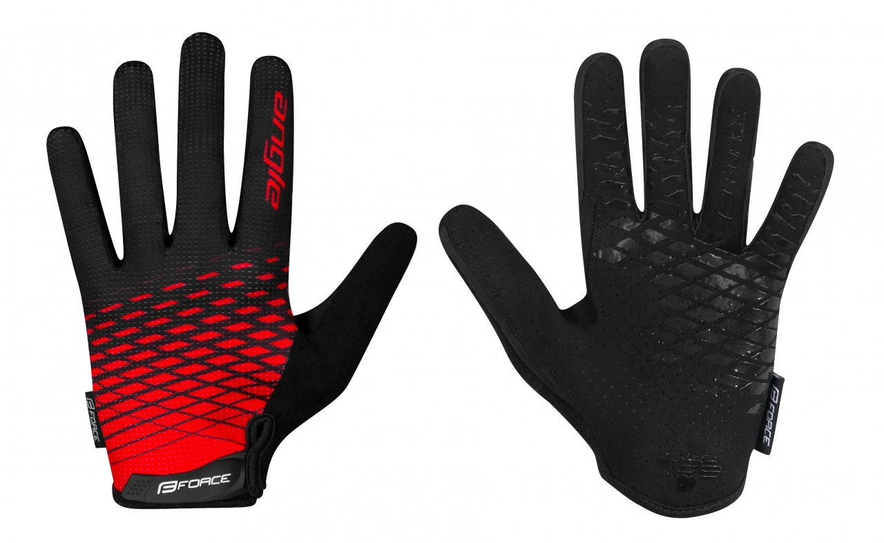 1. Manusi Force MTB ANGLE rosu/negru
