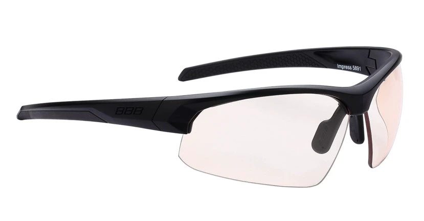 1. Ochelari soare BBB Impress BSG-58PH negru mat lentile photocromice