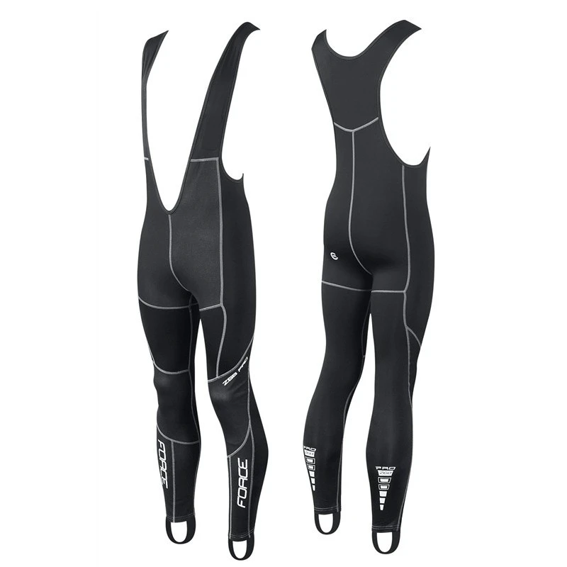 1. Pantaloni lungi cu bretele fara bazon Force Windster Z68 PRO negri M