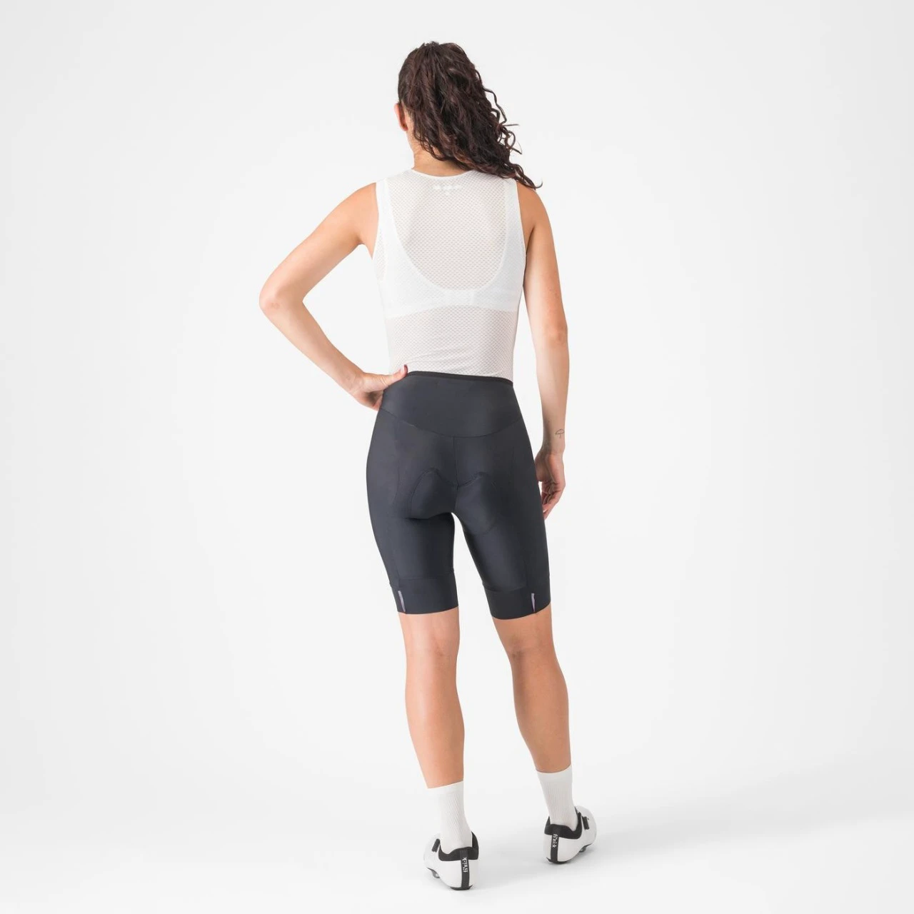 2. Pantaloni scurti Castelli Prima 2, pentru femei, negru/negru, S