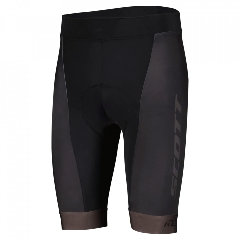1. Pantaloni scurti ciclism SCOTT RC TEAM ++ Black-Dark Grey, Barbati
