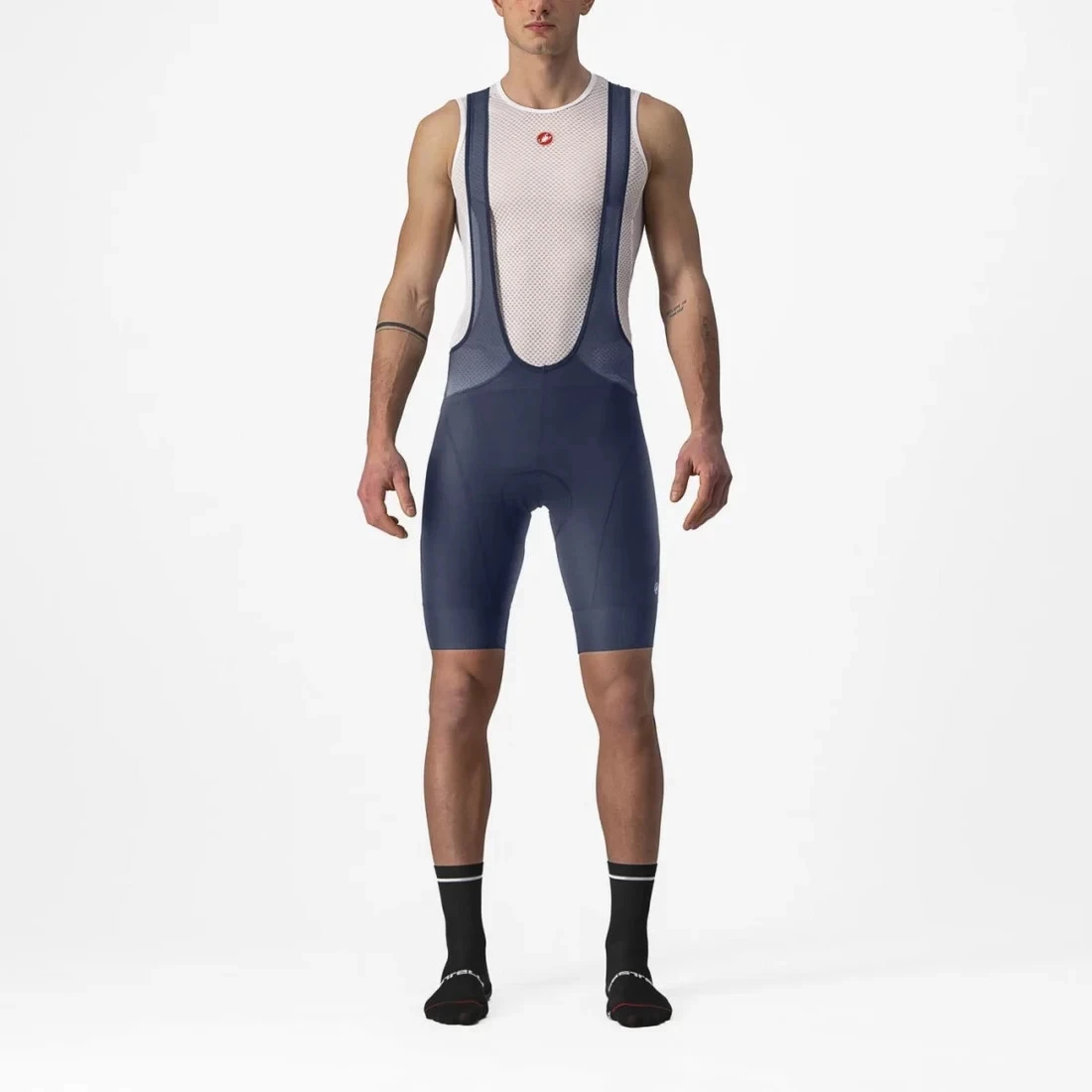 1. Pantaloni scurti cu bretele CASTELLI Endurance 3 Indigo