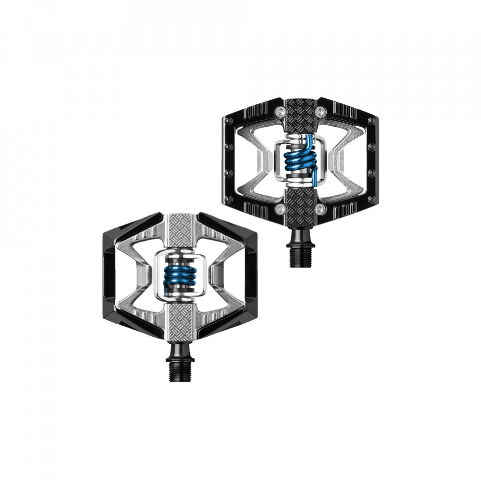 1. Pedale Crank Brothers Double Shot black raw